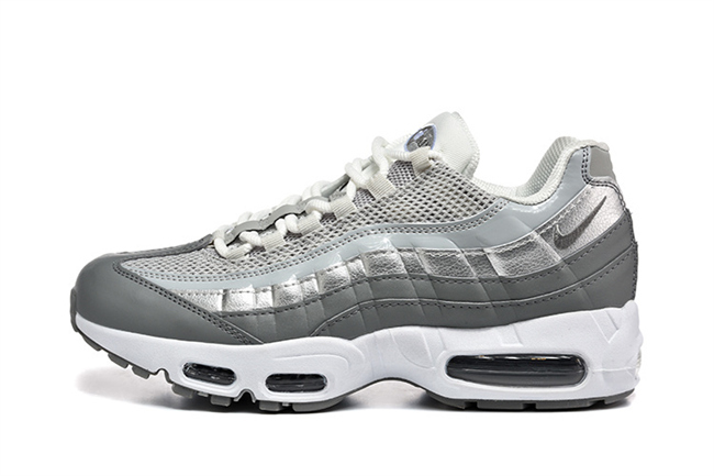 Men's Hot sale Running weapon Air Max 95 Grey Shoes 073